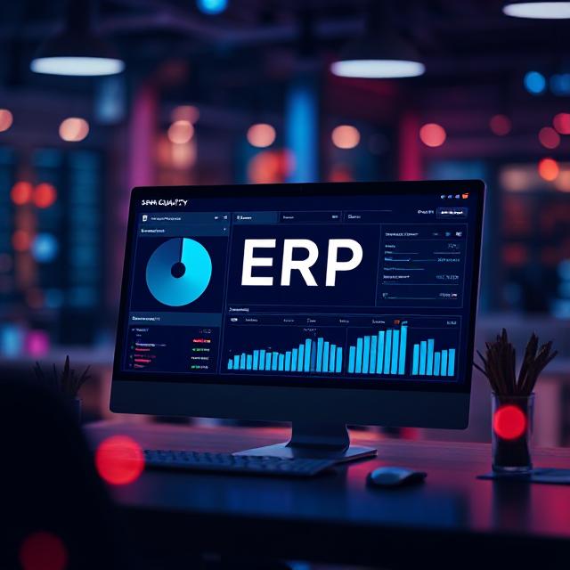 rofessional ERP systems development service showcasing high-quality, secure, and scalable enterprise resource planning solutions